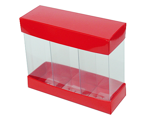 Skyline 3 columns rouge laque