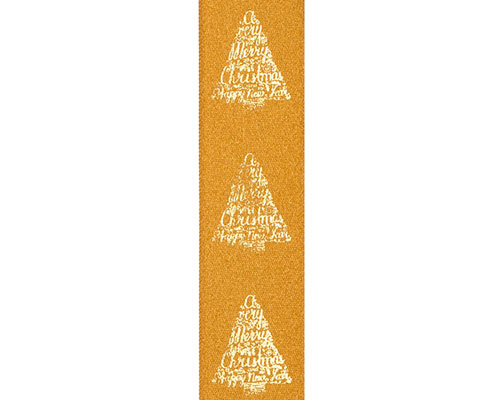 Ribanbel xmastree text gold/gold