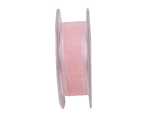 organza N 50 wired edge light pink