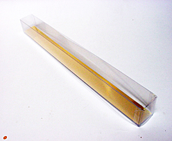 PVC L400xW35xH35mm transparant