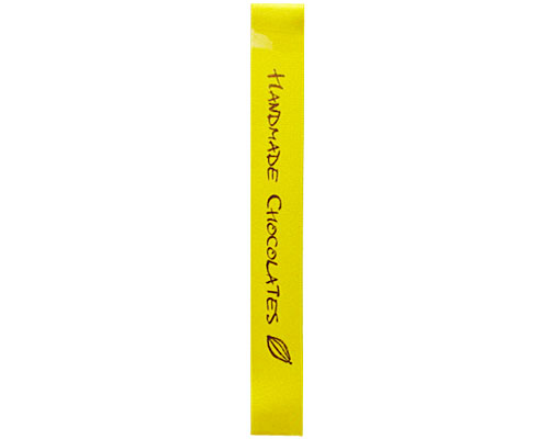 DoubleFaceSatin Handmade Chocolates yellow/brown
