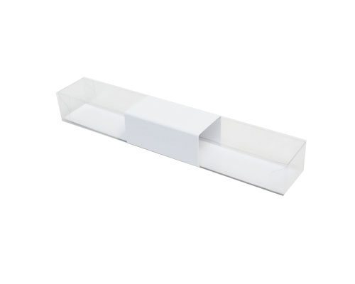 PVC L200xW30xH25mm white with sleeve