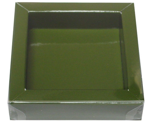 Windowbox 66x66x19mm vert forêt laqué