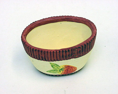 oval pot aardbei ceramic