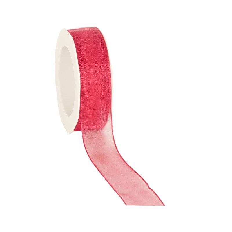 organza N 54 wired edge cherry