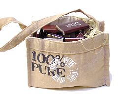 Handbag 100 Pure Natural with handle