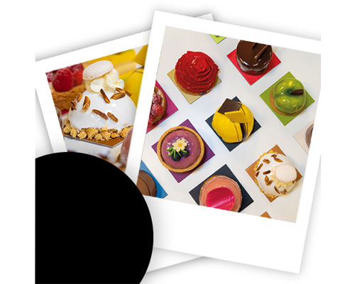 Patisserie cardboard 160x160x2,55mm black