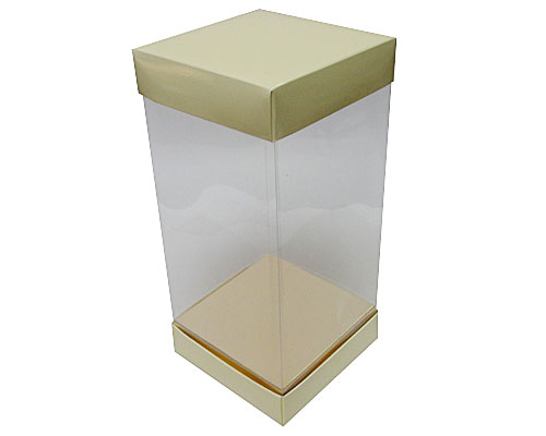 Skylinebox L120xW120xH240mm exterior Creme Laqué