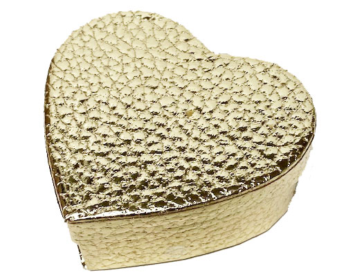 Box heart small gold