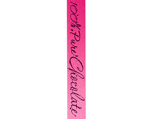 Ribanbel 100 Pure Chocolate  Fuchsia/Black