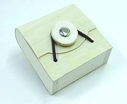 Woodbox Flat  button/elastique small