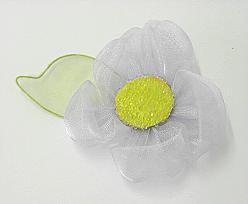 Organza flower lavender