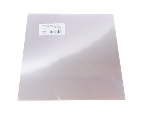 PVC sheet for luxbox 165x165mm / pack 24 pcs