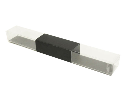 PVC L250xW30xH25mm black with sleeve