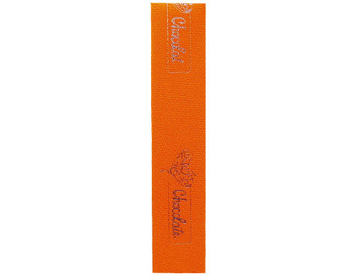 Ribanbel  Heart Graphic  Orange/Silver