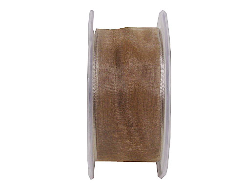 organza N 41wired edge sand