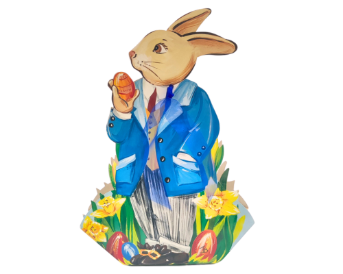 Folding Rabbit large  for filling blue