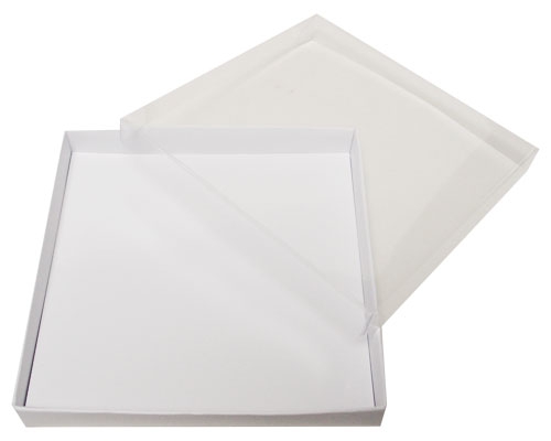 Windowbox carre large 140x140x19mm white