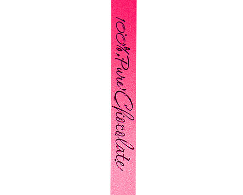 Ribanbel 100 Pure Chocolate  Fuchsia/Black