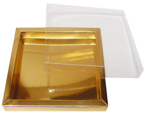 Windowbox 133x133x19mm goldshine