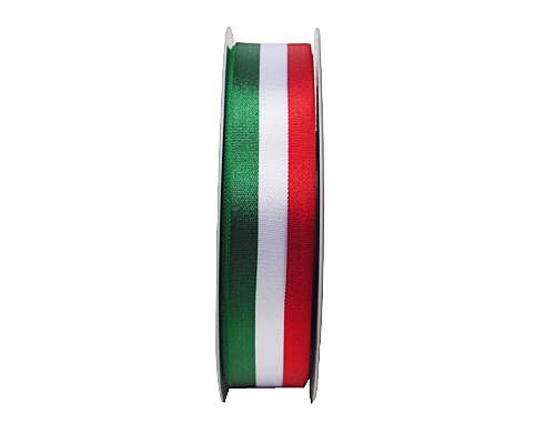 Redwhiteblue ribbon 25mm/50mtr