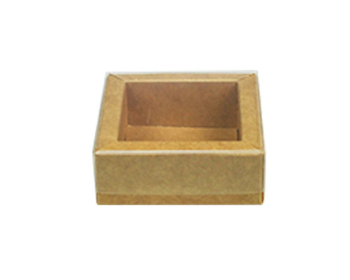 Windowbox 60x60x30mm interior kraft-brown