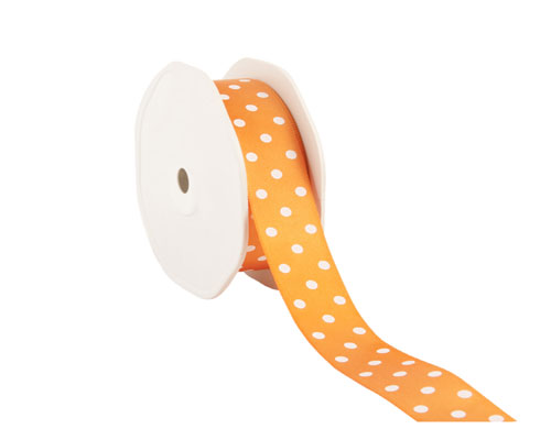 Ribbon dots 23mm/20mtr. col.34 orange