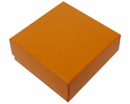 Sleeve-me box without sleeve 93x93x30mm interior sunset orange 