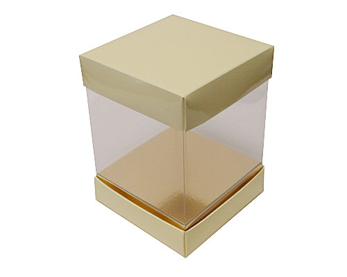Skylinebox L120xW120xH150mm exterior Creme Laqué
