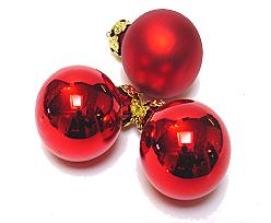 xmas ball ass. mat and shiny