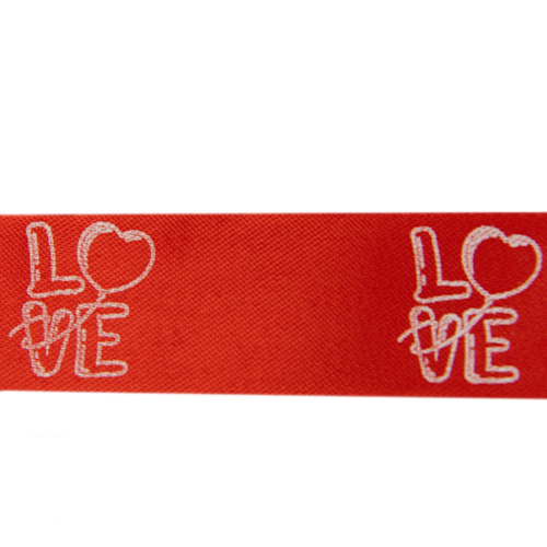 Ribanbel heart love Red/White