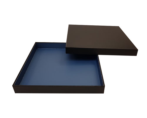 Royal box L204xW204xH24mm black sea blue