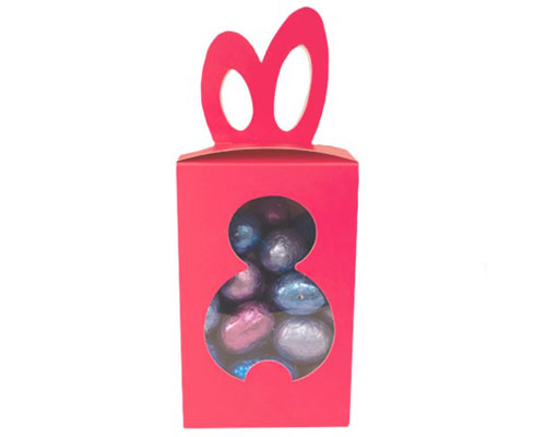 Bunny box L84xW58xH135mm fuchsia