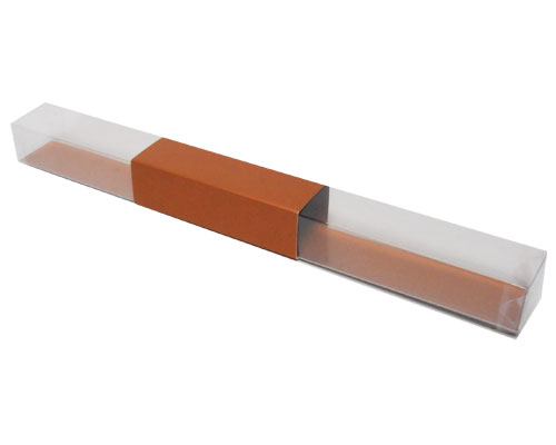 PVC L300xW30xH25mm hazelnut with sleeve