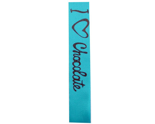 Ribanbel I Love Chocolat Turquoise/Brown