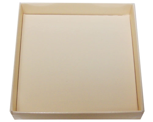 Windowbox carre small 110x110x19mm seashell
