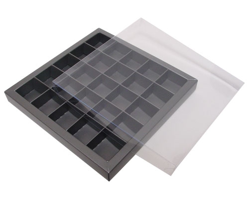 Windowbox 166x166x19mm 25 division warmgrey