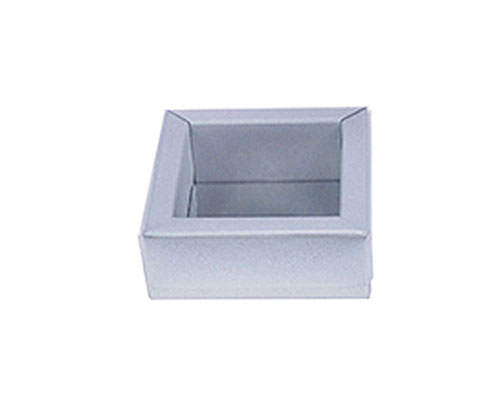 Windowbox 60x60x30mm interior silvertin