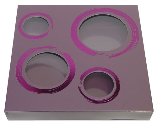 Windowbox 4 circle large 140x140x19mm fig 