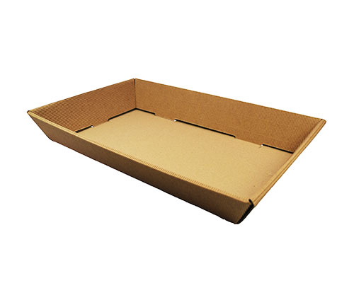 Basket rectangle low medium L352xW210/ H62 mm kraft