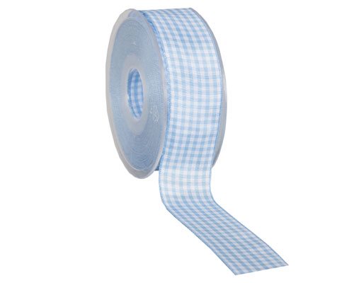 Vichy 25mm/25mtr. light blue