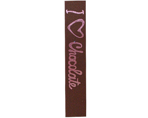 DoubleFaceSatin I Love Chocolat Brown/Pink