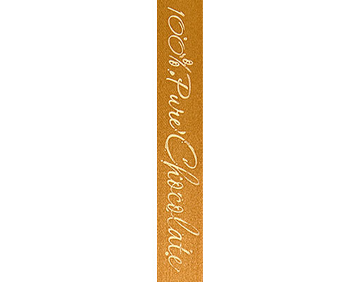 Ribanbel 100 Pure Chocolate  Amber/Ivory