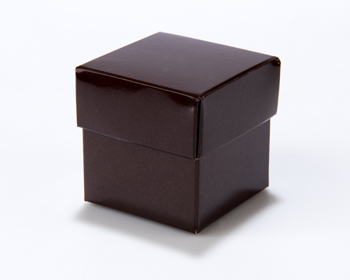 Cubebox 50x50x50mm Chocolat laque 