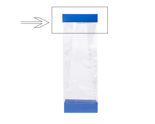 Arosa clip 100mm ocean blue