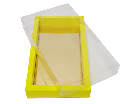 Windowbox 185x95x24mm jaune laqué