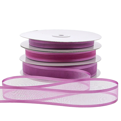 Organza satin edge M 10mm/50mtr crocus