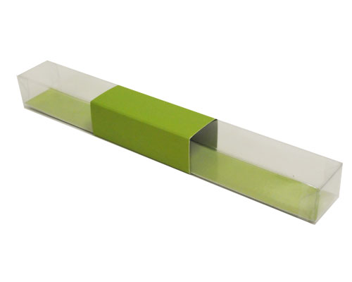 PVC L250xW30xH25mm kiwi green with sleeve