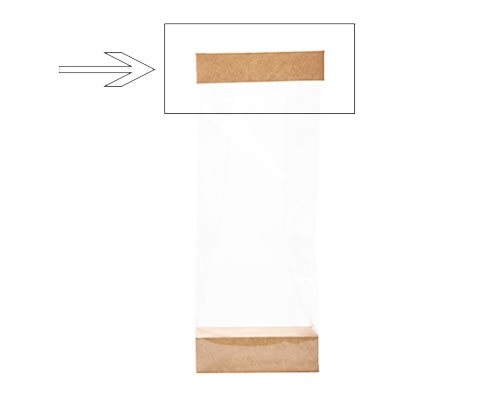 Arosa clip 100mm kraft-brown