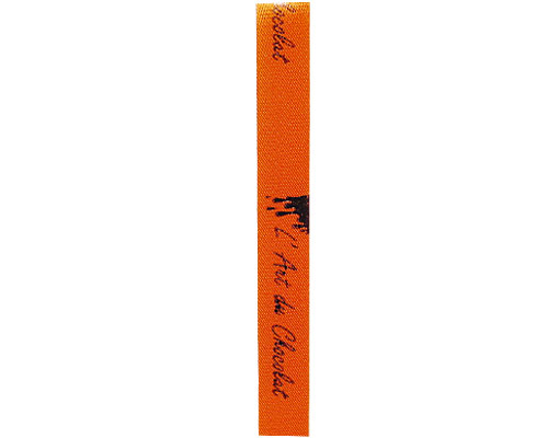 Ribanbel l Art du Chocolat  Orange/Brown